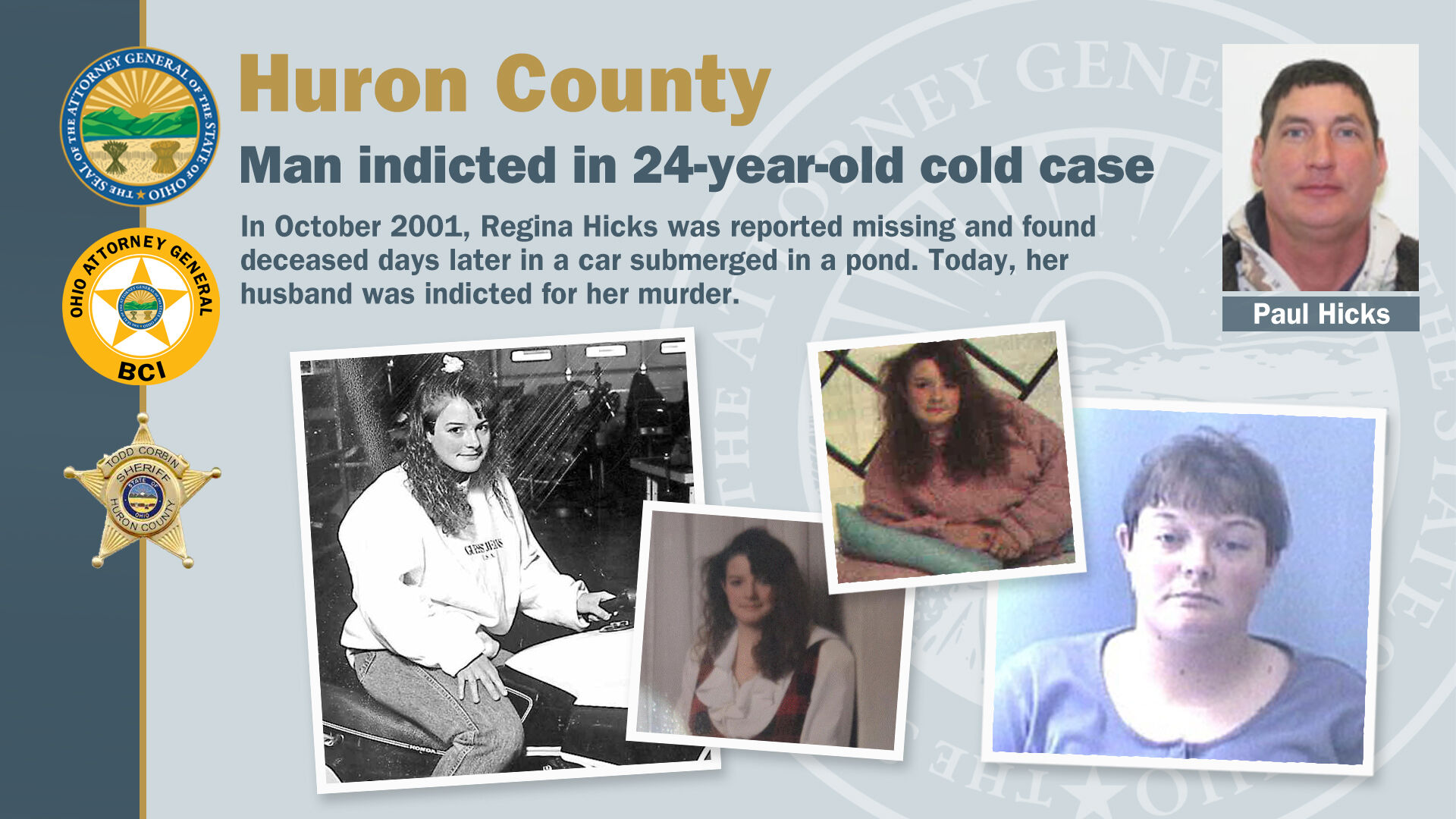Arrest made following indictment in 2001 Cold Case in Huron Co., Ohio